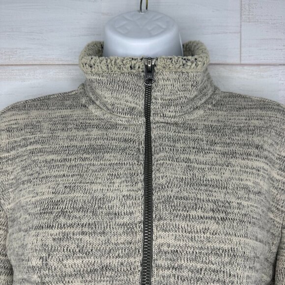 Kuhl Womens Alaska 1/4 Zip Pullover Fleece in Ash Shearling Warm Size Large - Picture 3 of 12